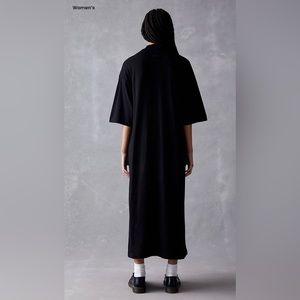 Women’s XL oversized T-Shirt Dress Jet Black